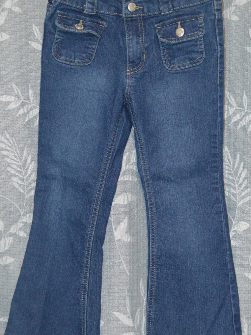 DKNY Girls' Jeans Size 6 – Dark Blue Flare Fit